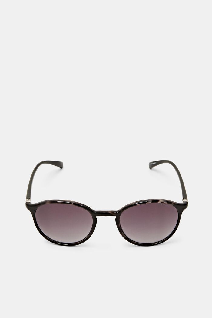 Unisex-Sonnenbrille mit runden Verlaufsgläsern, GREY, detail image number 2