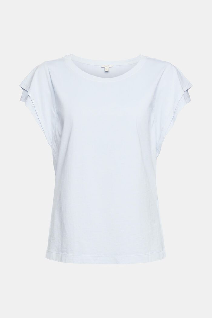 T-Shirt aus 100% Organic Cotton, LIGHT BLUE, overview