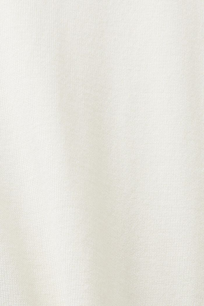 Pullover mit Stehkragen, LENZING™ ECOVERO™, OFF WHITE, detail image number 5