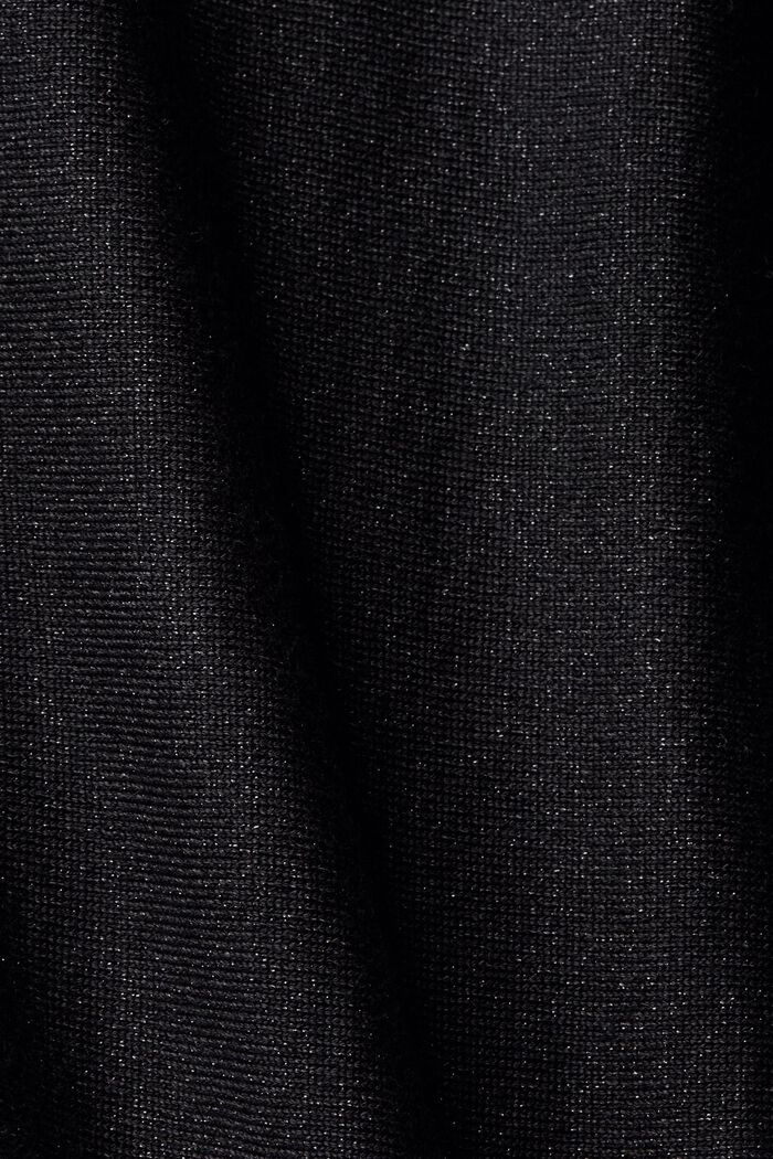 Funkelnder Pullover, LENZING™ ECOVERO™, BLACK, detail image number 6