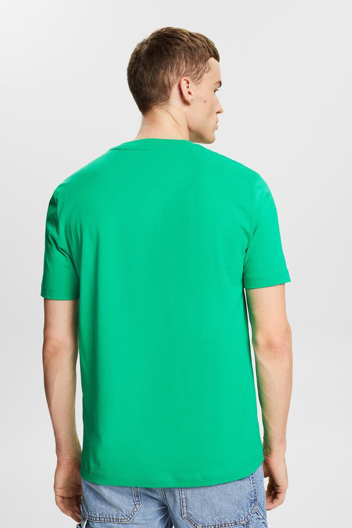 T-Shirt aus Bio-Baumwoll-Jersey, GREEN, detail image number 2