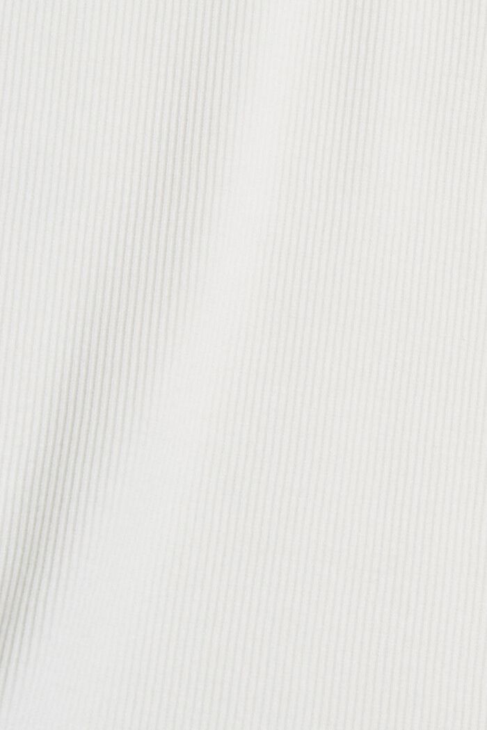 Recycelt: Longsleeve mit LENZING™ ECOVERO™, OFF WHITE, detail image number 4