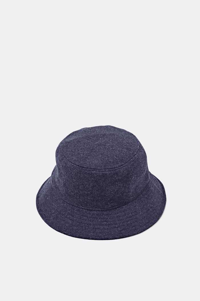 Bucket Hat aus Filz, NAVY, detail image number 0