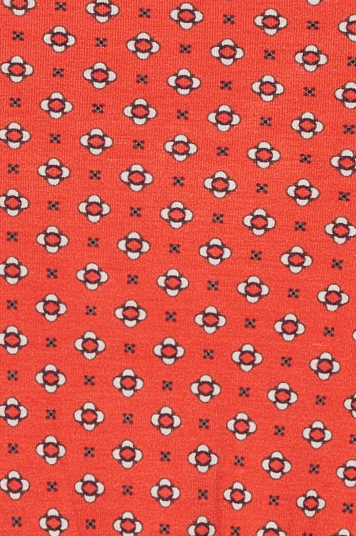 Jerseykleid mit Allover-Print, FLAME RED, detail image number 5