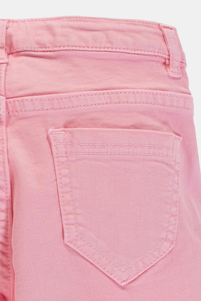 Colored Jeans-Shorts mit Verstellbund, LIGHT PINK, detail image number 2