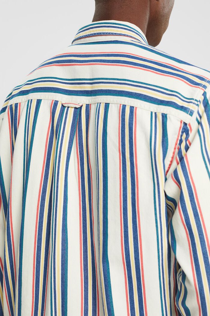 Button-Down-Hemd mit Multicolor-Streifen, ICE, detail image number 4