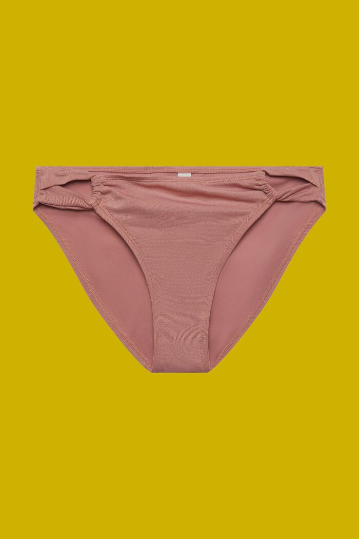 Recycelt: glitzernde Bikinihose, CINNAMON, detail image number 4