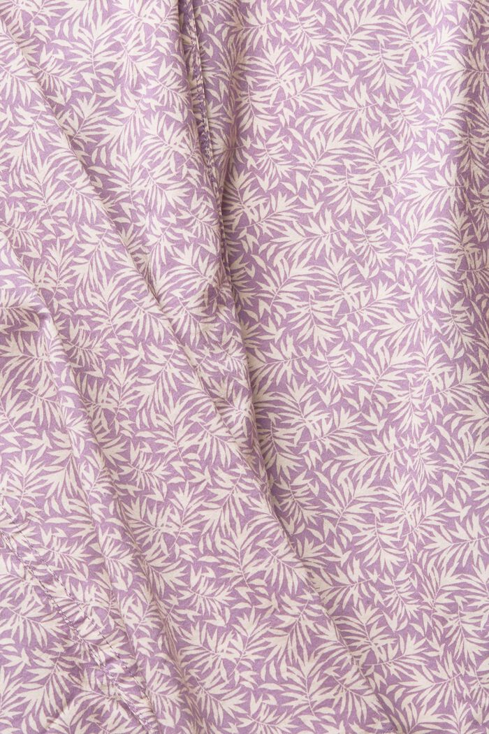 Hemd mit floralem Muster, DARK MAUVE, detail image number 4