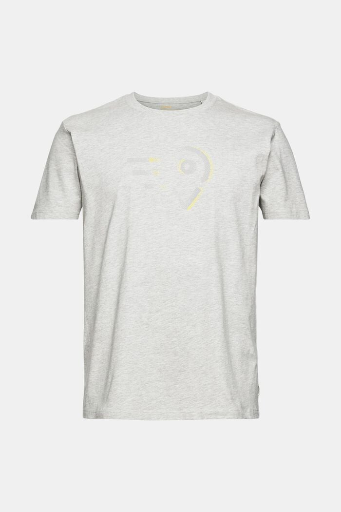 Jersey-T-Shirt mit Print, LIGHT GREY, detail image number 6