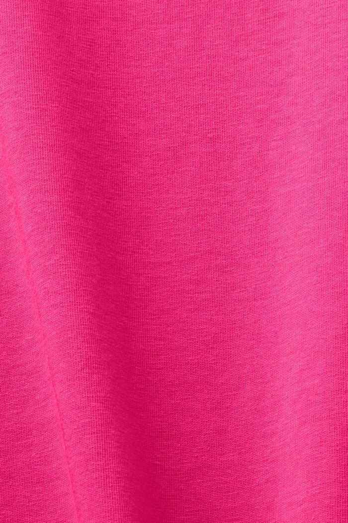 Rundhals-T-Shirt, PINK FUCHSIA, detail image number 5