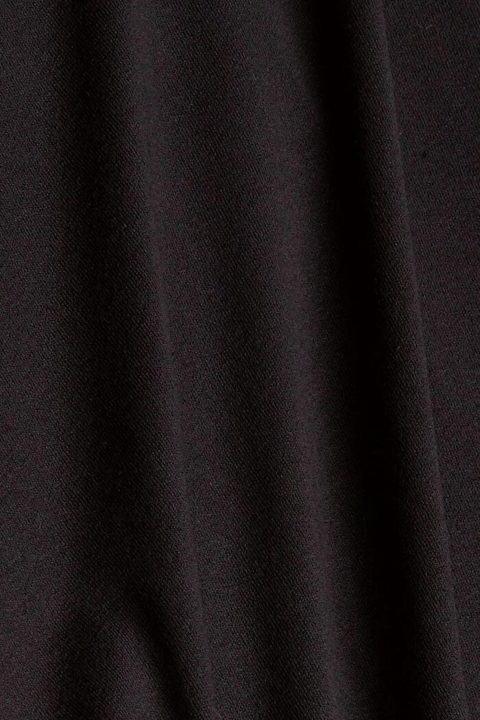 Kleid mit Volantsaum, LENZING™ ECOVERO™, BLACK, detail image number 4