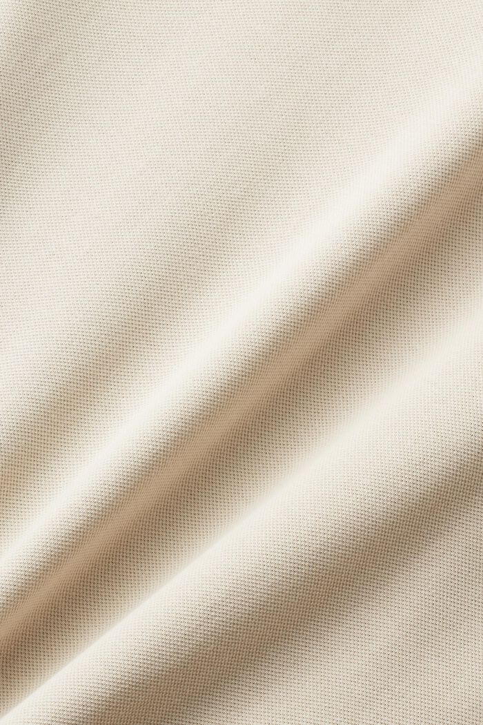 Zweifarbiges Poloshirt, LIGHT TAUPE, detail image number 4