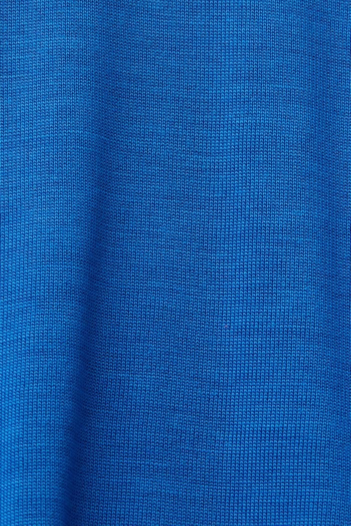 T-Shirt mit V-Ausschnitt, TENCEL™, BRIGHT BLUE, detail image number 6