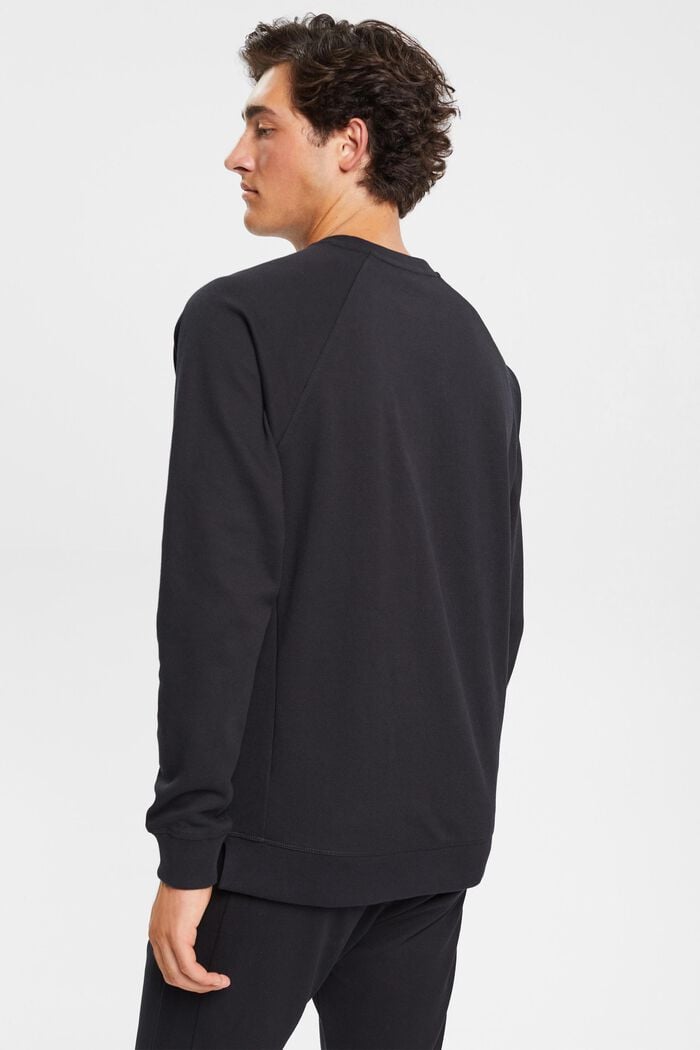 Sweatshirt mit Struktur, BLACK, detail image number 3