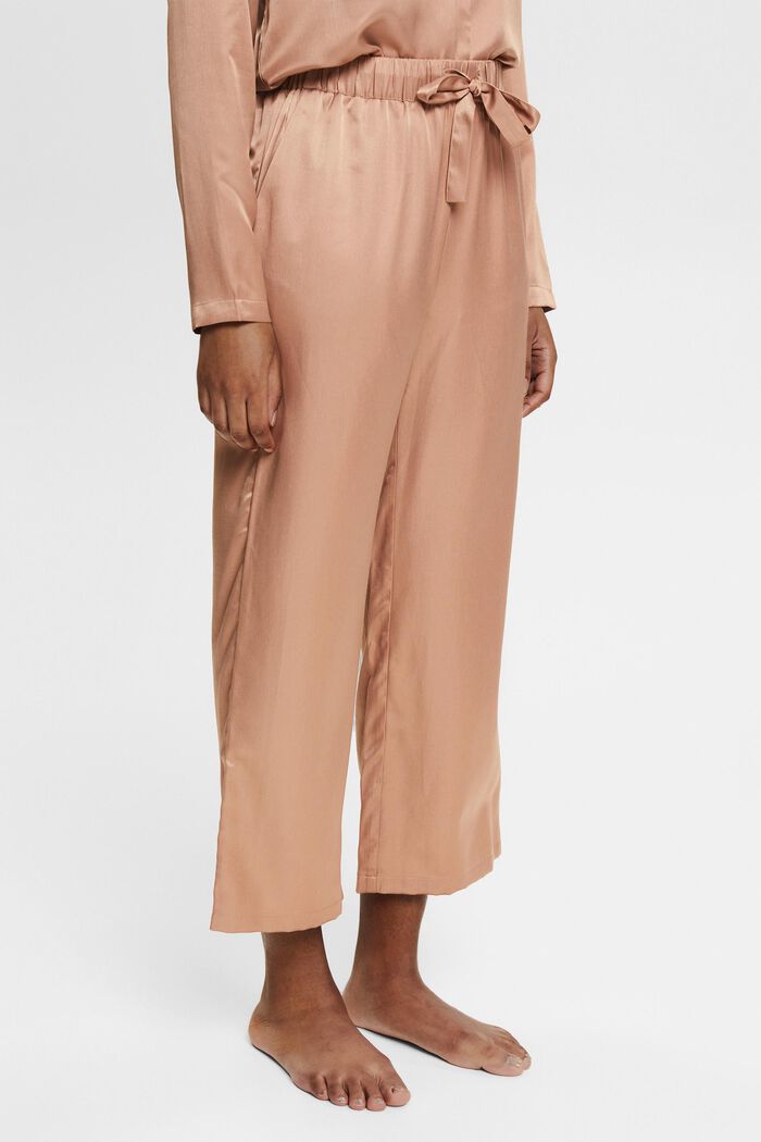 Pyjama-Hose mit LENZING™ ECOVERO™, SKIN BEIGE, detail image number 0