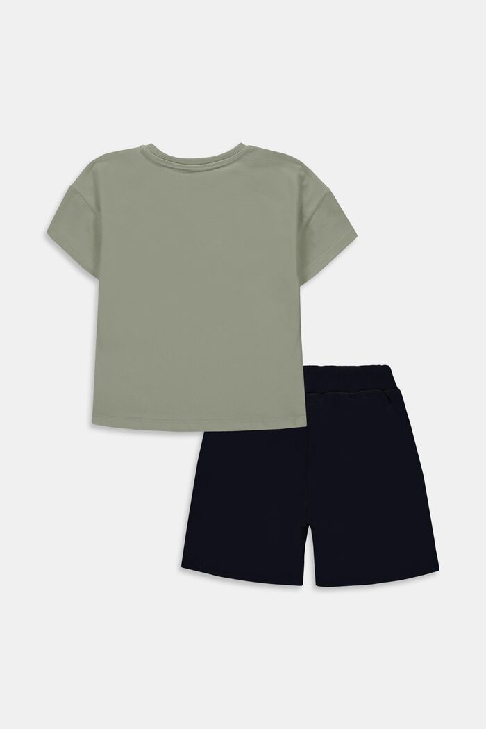 Gemischtes Set: T-Shirt und Shorts, DUSTY GREEN, detail image number 1