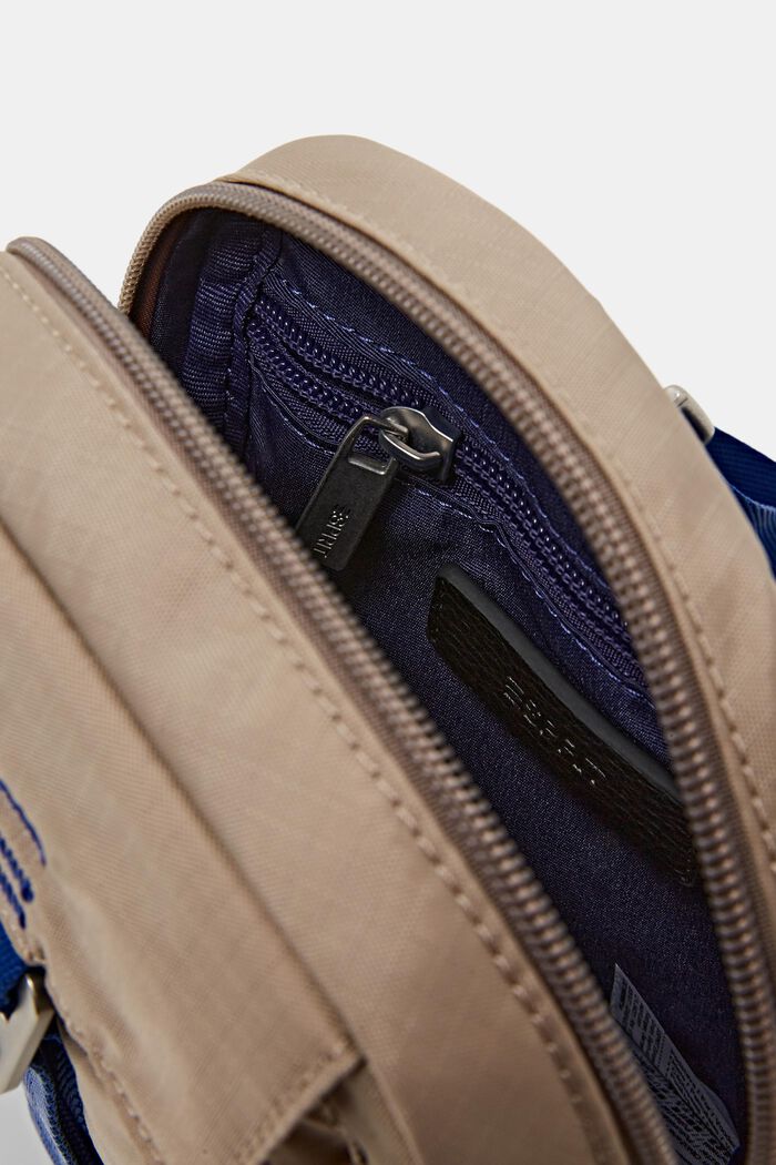 Ripstop-Schultertasche, LIGHT TAUPE, detail image number 3
