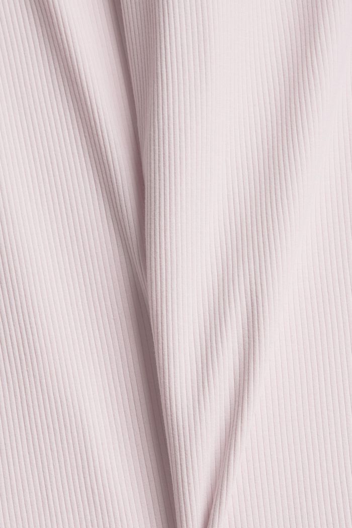 Pyjamahose aus geripptem Jersey, PASTEL PINK, detail image number 4
