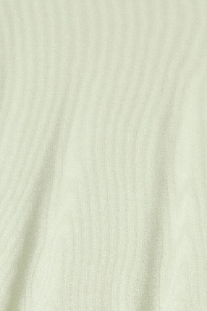 T-Shirt mit Rüschen-Details, LENZING™ ECOVERO™, PASTEL GREEN, detail image number 4