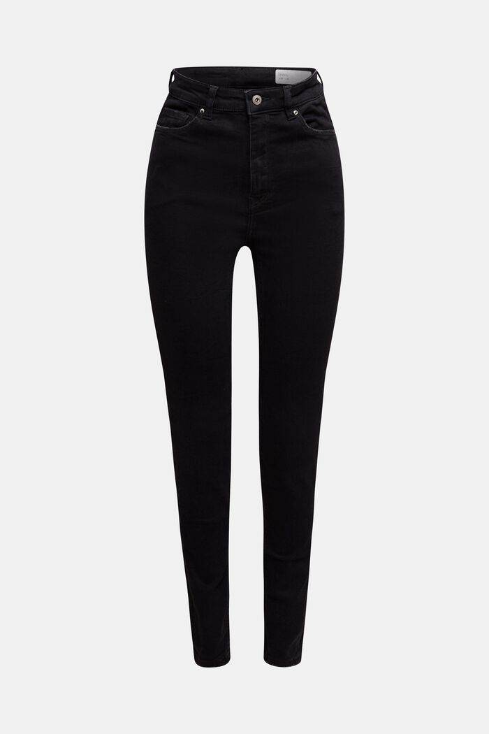 Stretch-Jeans im Washed-out-Look, BLACK DARK WASHED, detail image number 0