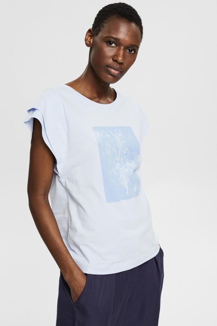 T-Shirt mit Print, LIGHT BLUE, detail image number 0