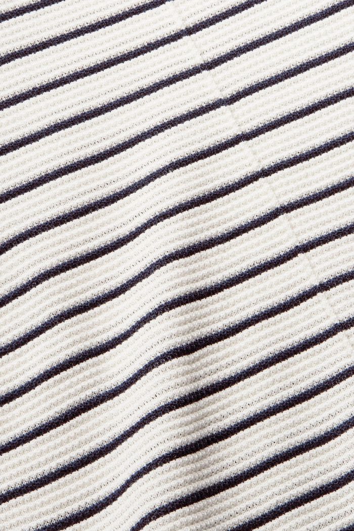 Rundhalspullover mit Textur, Bio-Baumwolle, NEW OFF WHITE, detail image number 4