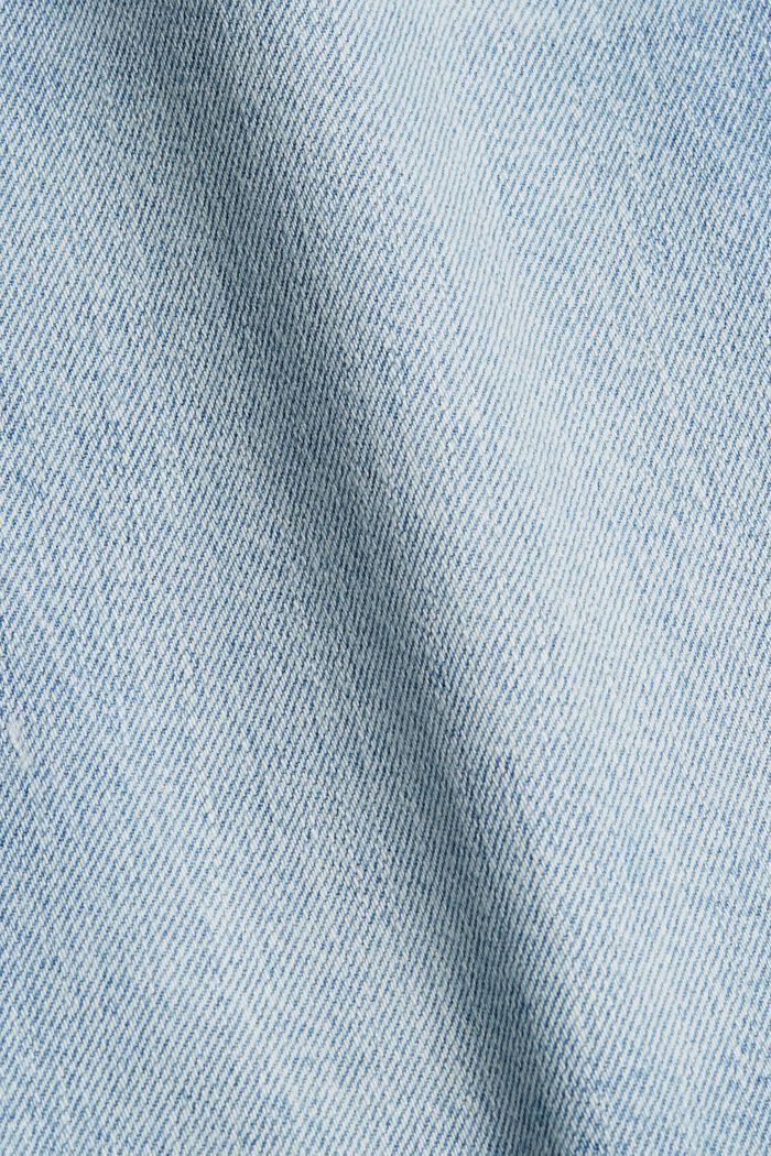 Jeans-Shorts aus 100% Organic Cotton, BLUE LIGHT WASHED, detail image number 4