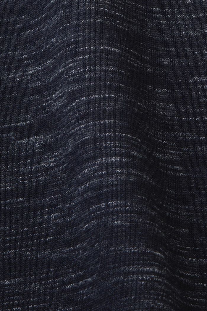 Sweatshirt aus Baumwollmix mit hohem Kragen, NAVY, detail image number 4
