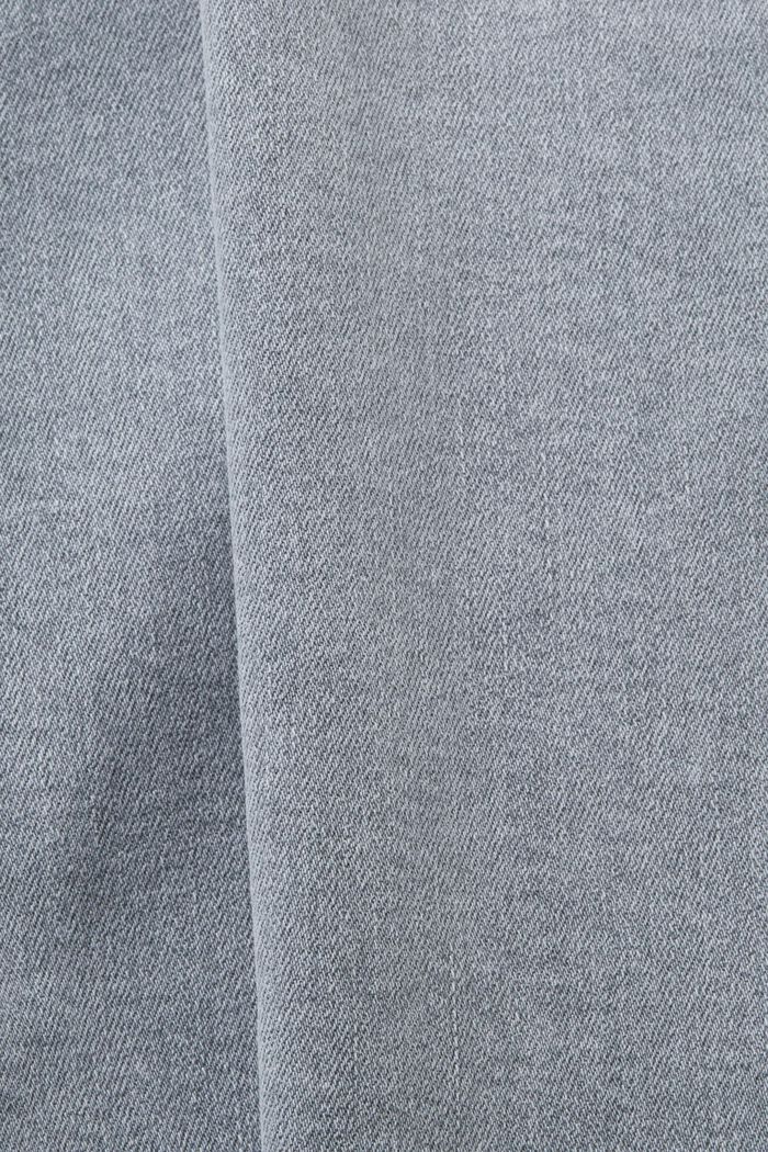 Schmale Jeans mit mittlerer Bundhöhe, GREY LIGHT WASHED, detail image number 6