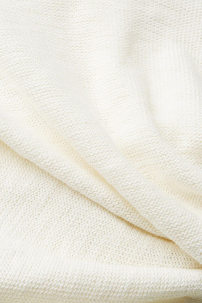 Strick-Cardigan aus Baumwolle, OFF WHITE, detail image number 5