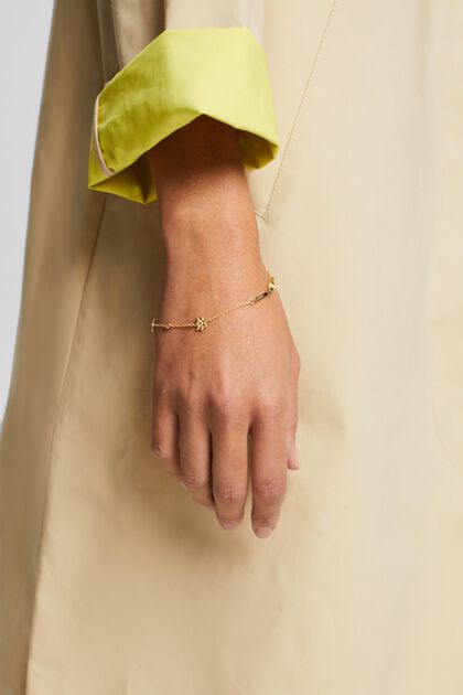 Zirkonia-Armband mit Gänseblümchendetails