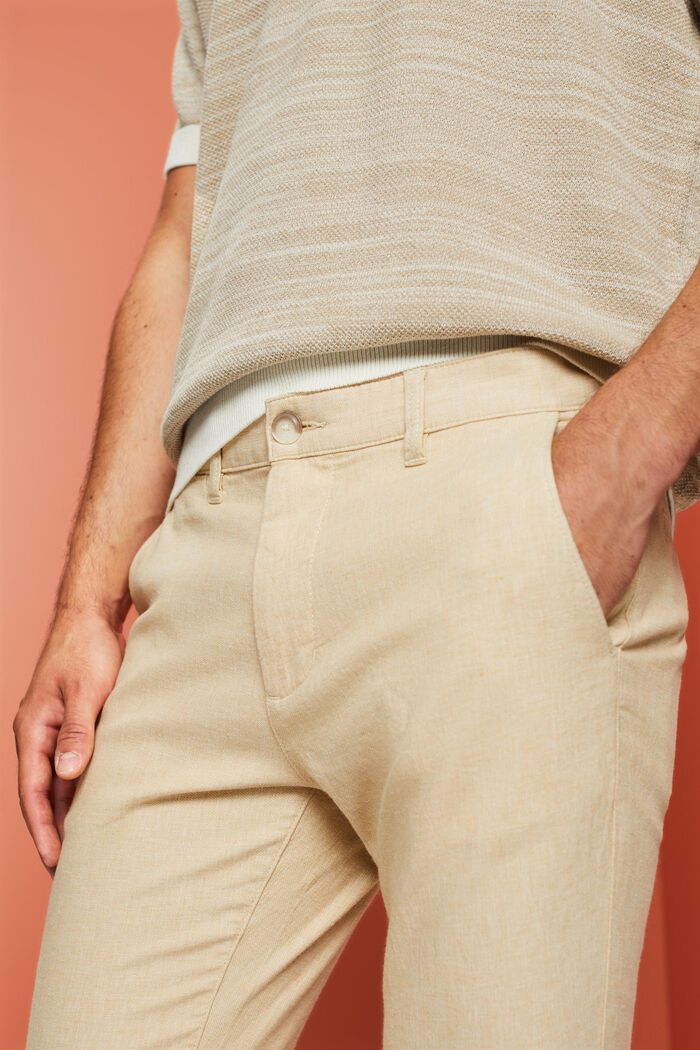 Sommer-Chinohose, LIGHT BEIGE, detail image number 2