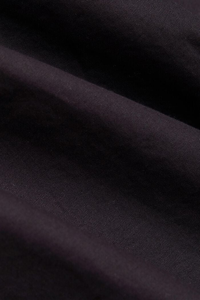 Hemd aus 100% Pima Bio-Baumwolle, BLACK, detail image number 4