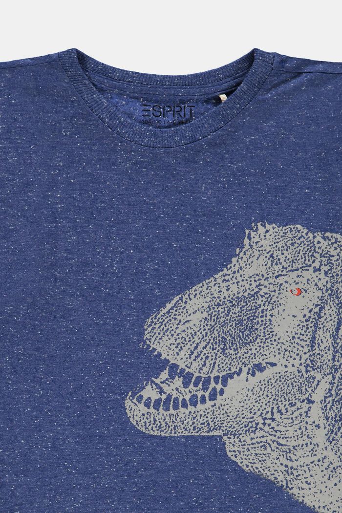 Longsleeve mit Print aus 100% Baumwolle, BLUE, detail image number 2