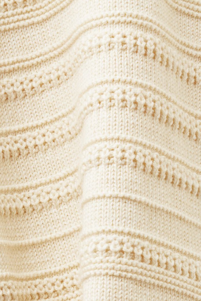 Strukturierter Baumwollpullover, ICE, detail image number 5