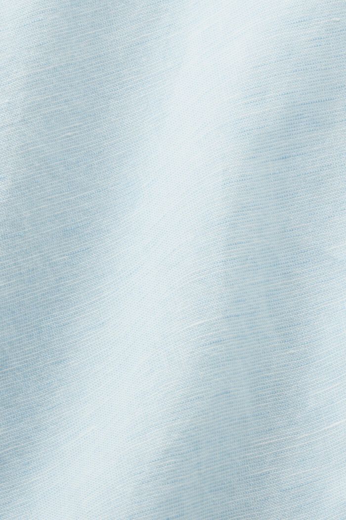 Hemdbluse aus Baumwolle-Leinen-Mix, LIGHT TURQUOISE, detail image number 5