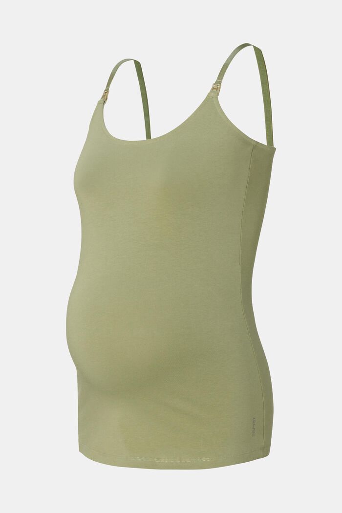 Top mit Still-Funktion, Organic Cotton, REAL OLIVE, detail image number 6
