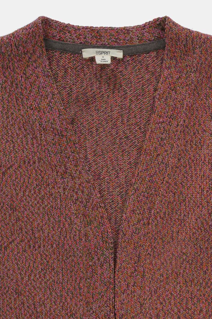 Sweaters cardigan, BERRY PURPLE, detail image number 2