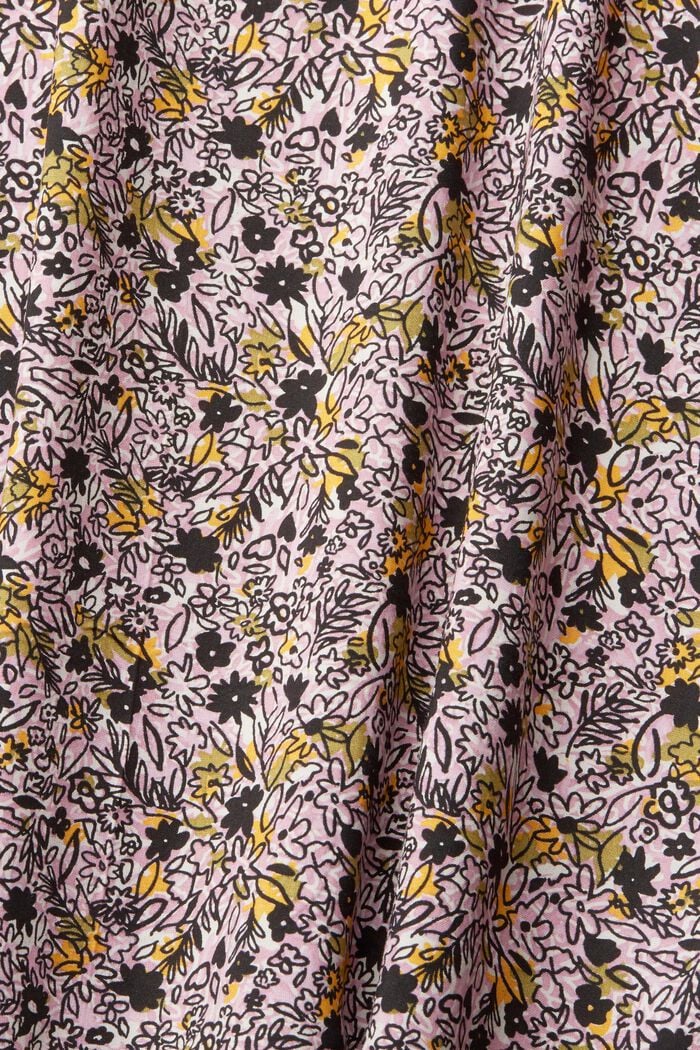 Bluse mit floralem Muster, LENZING™ ECOVERO™:, OLIVE, detail image number 5