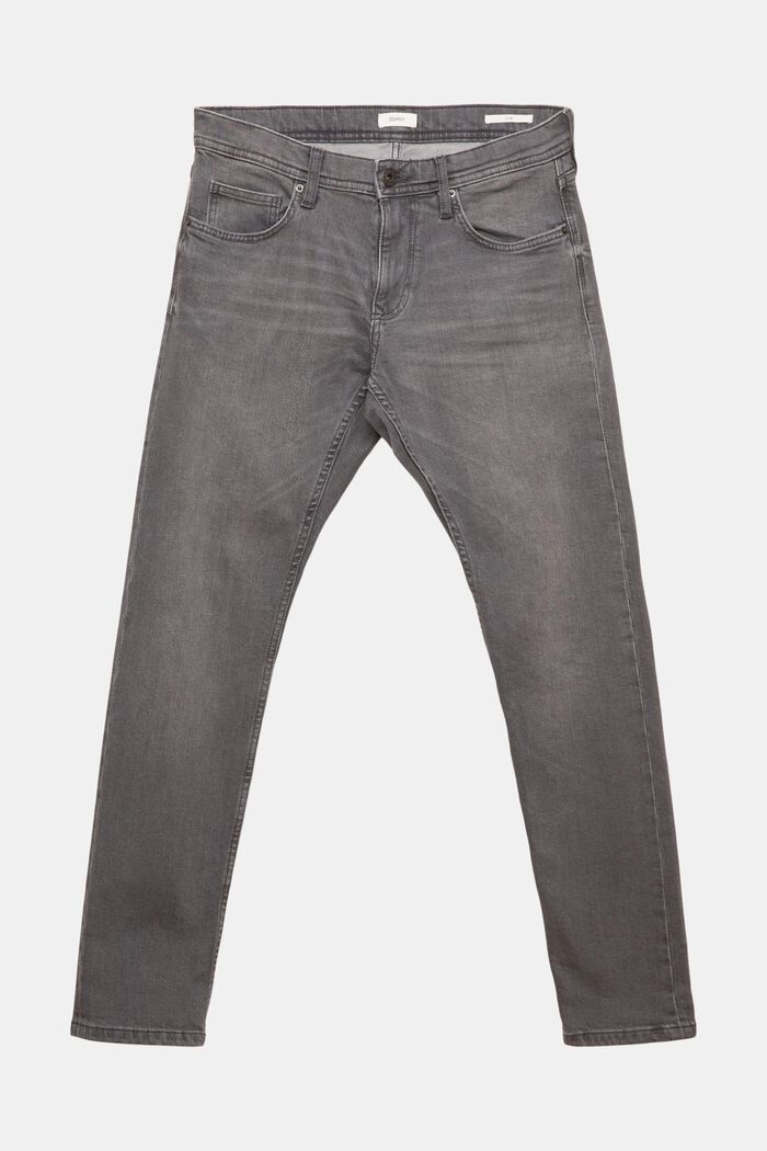 Stretch-Jeans mit Organic Cotton, GREY MEDIUM WASHED, detail image number 1