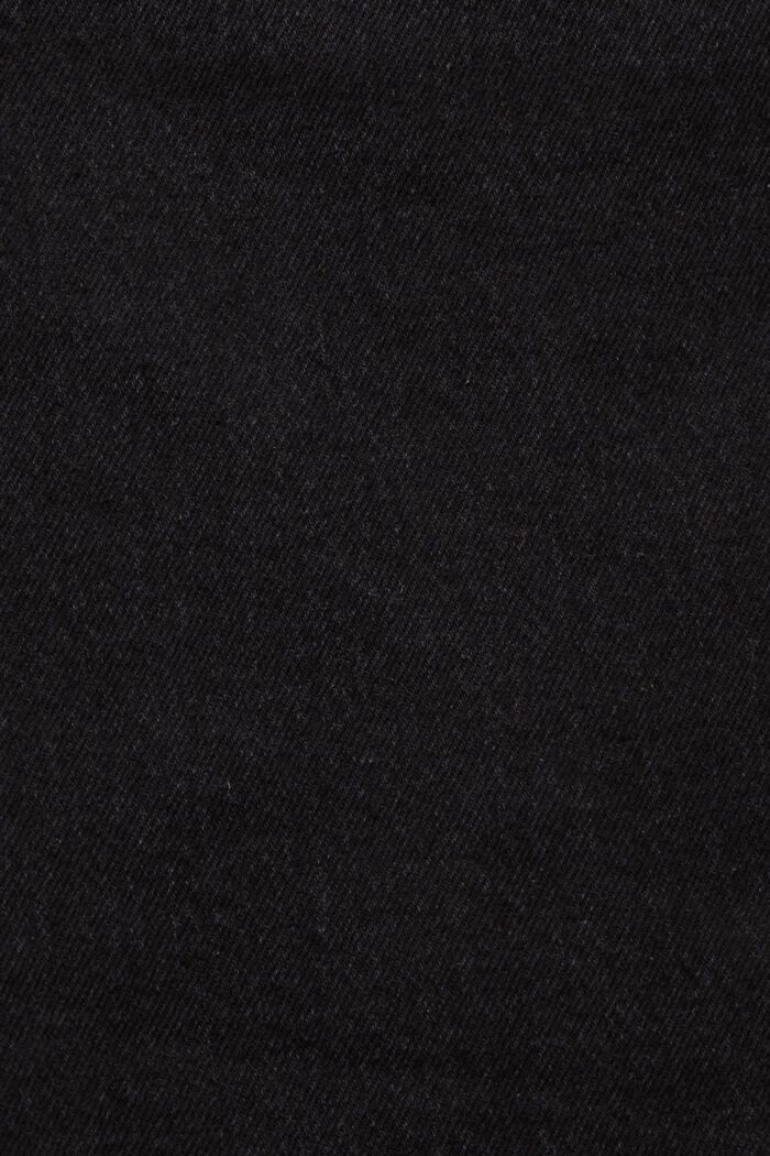 Jeansshorts in schmaler Passform, BLACK DARK WASHED, detail image number 5