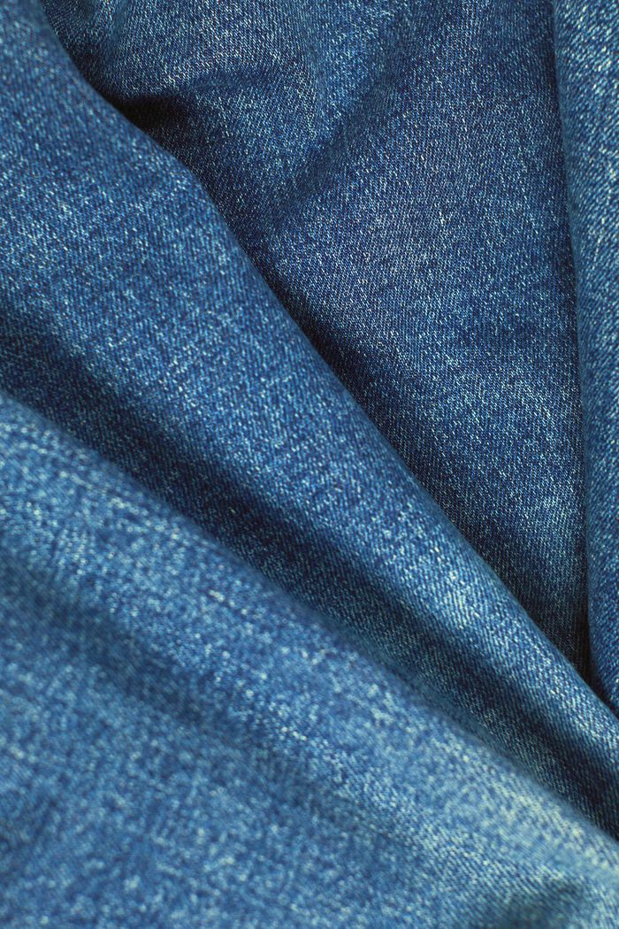 Schmal geschnittene Retro-Jeans mit hohem Bund, BLUE MEDIUM WASHED, detail image number 5