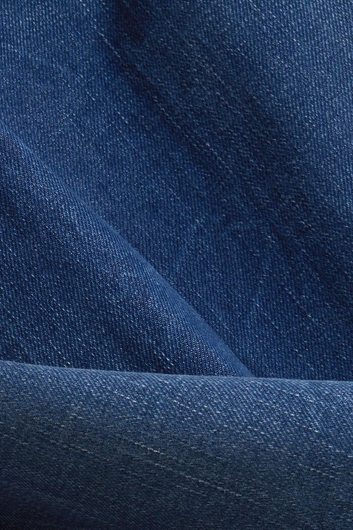 Recycelt: Cropped Jeans mit COOLMAX®, BLUE DARK WASHED, detail image number 4