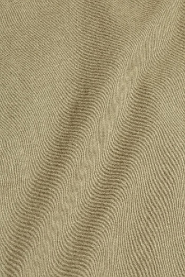 Stretch-Hose mit Gummibund, Organic Cotton, LIGHT KHAKI, detail image number 4