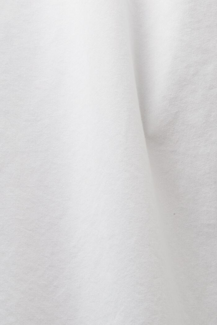 Button-Down-Hemd aus Popeline, 100 % Baumwolle, WHITE, detail image number 7