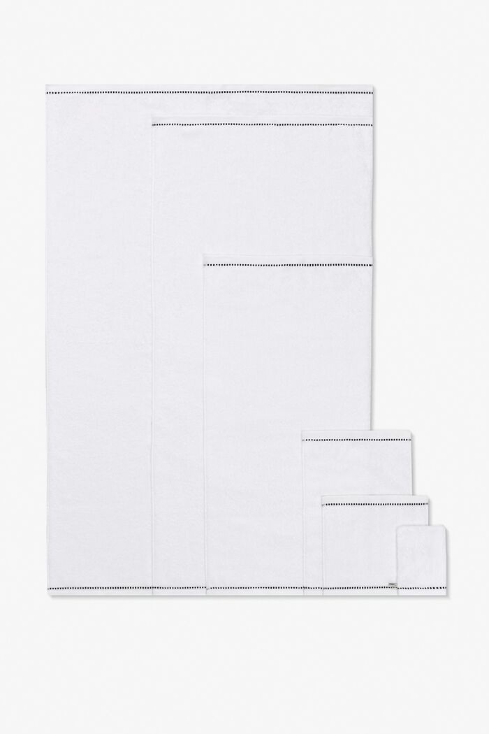 Mit TENCEL™: Handtuch-Serie aus Frottee, WHITE, detail image number 0