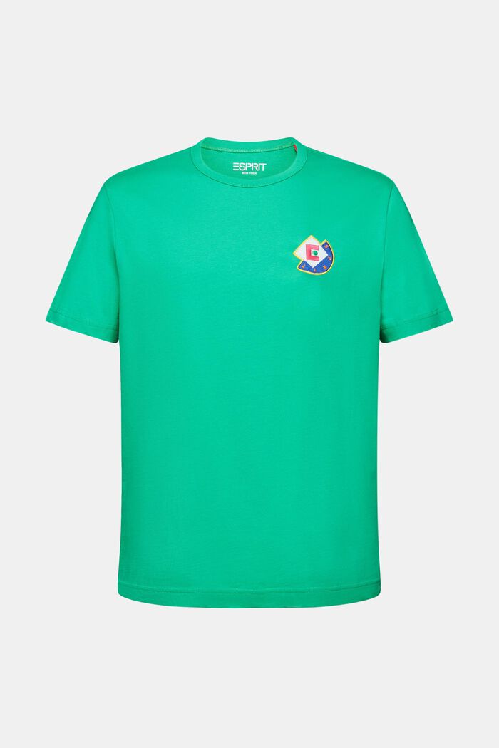 T-Shirt mit grafischem Logo, GREEN, detail image number 5