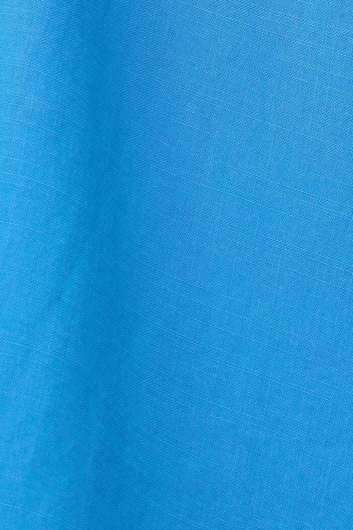 Ärmelloses Kleid mit elastischem Kragen, BRIGHT BLUE, detail image number 5