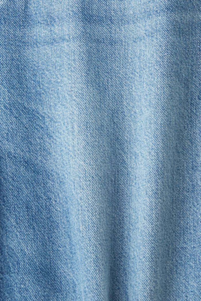 Gerade geschnittene Retro-Jeans mit niedrigem Bund, BLUE MEDIUM WASHED, detail image number 5