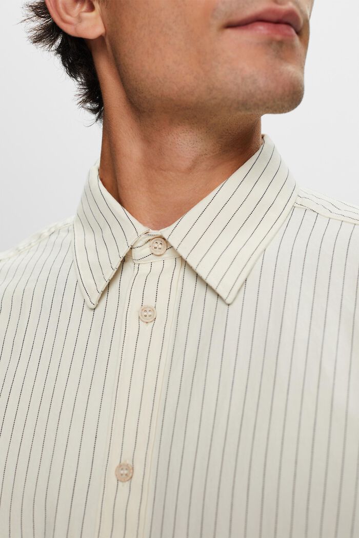 Twill-Hemd mit Nadelstreifen, 100 % Baumwolle, ICE, detail image number 1